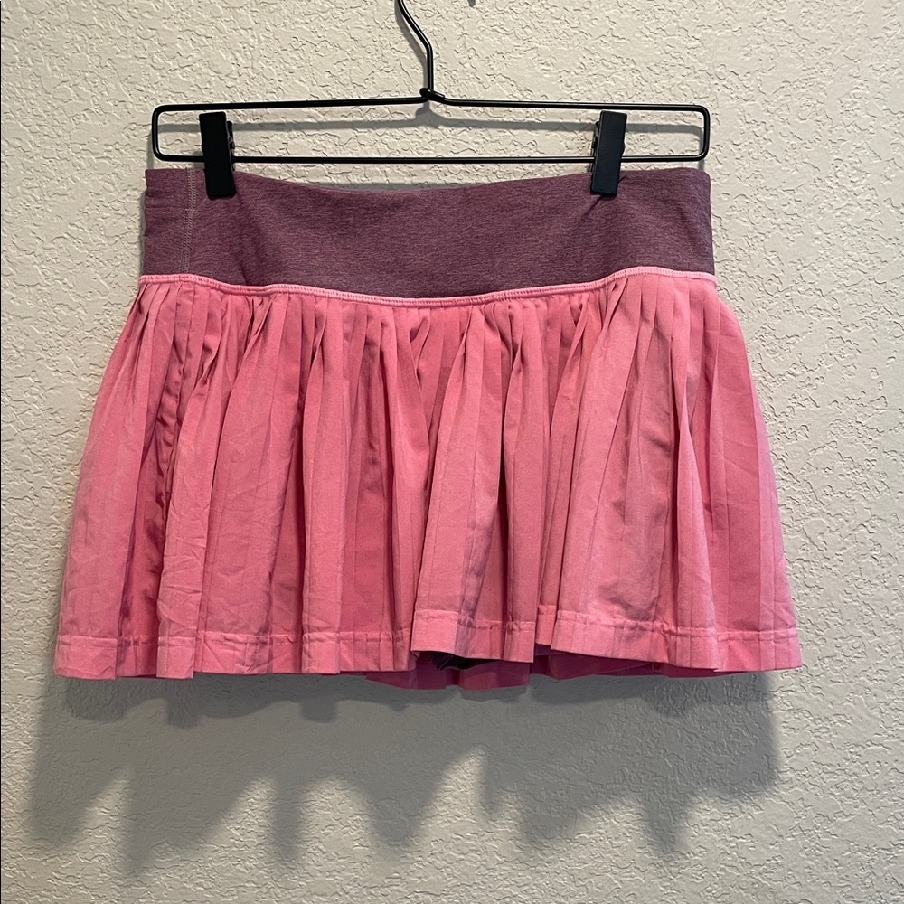 Lululemon Pleat to Street Skort Size 6 Pink Tennis Golf Athleisure